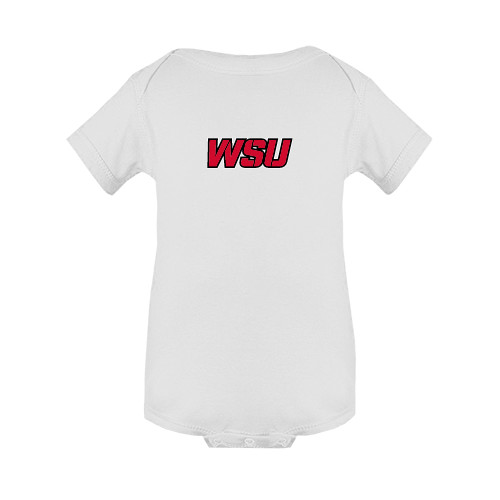 White Infant Onesie-WSU
