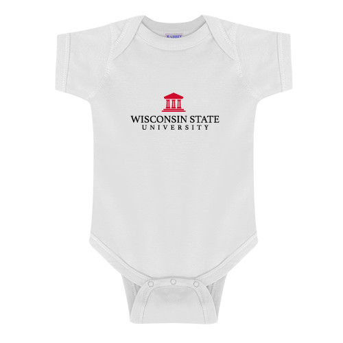 White Infant Onesie-University Mark