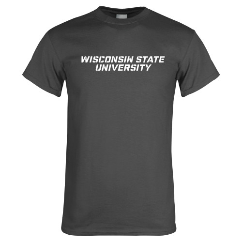 Charcoal T Shirt-Athletic Wordmark