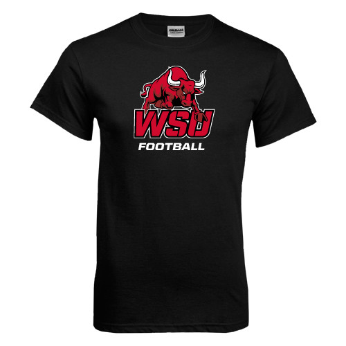 Black T Shirt-Football