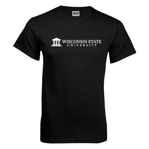 Black T Shirt-University Wordmark