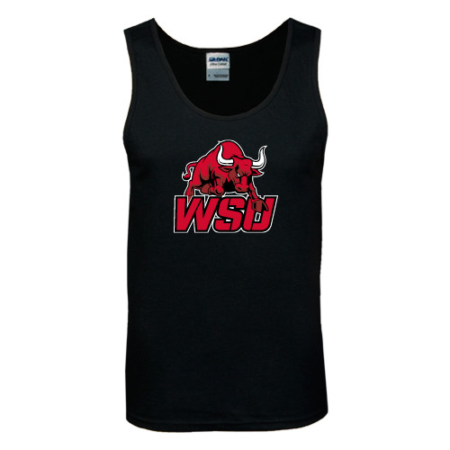 Black Tank Top-Official Logo