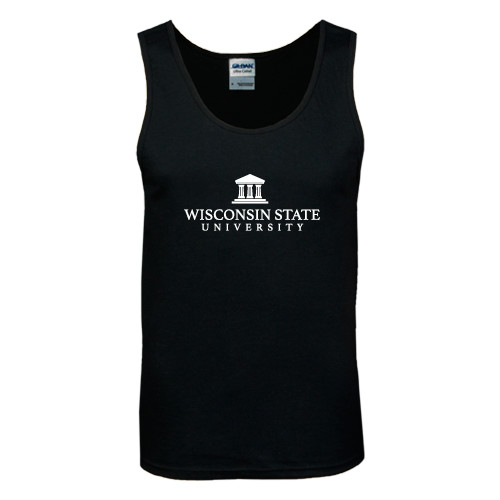 Black Tank Top-University Mark