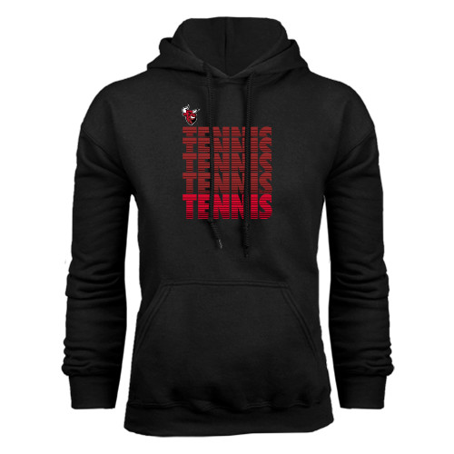 Black Fleece Hoodie-Tennis Design