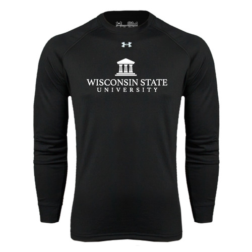 Under Armour Black Long Sleeve Tech Tee-University Mark