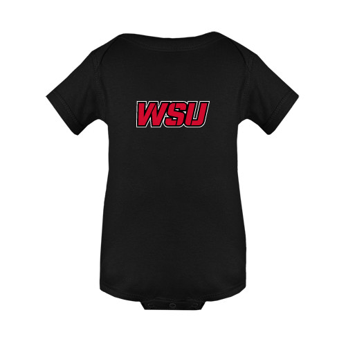 Black Infant Onesie-WSU