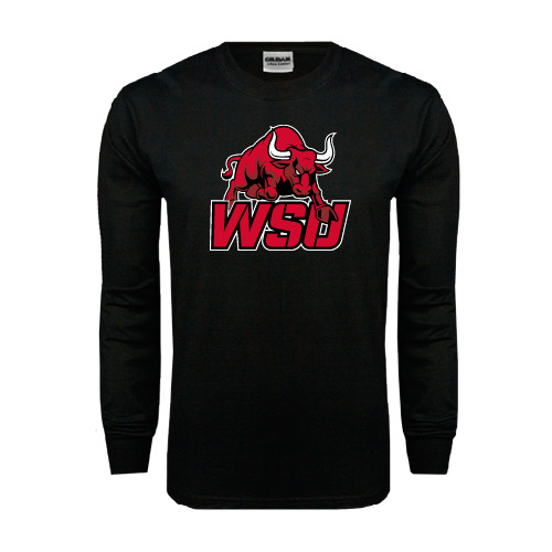 Black Long Sleeve T Shirt-Official Logo