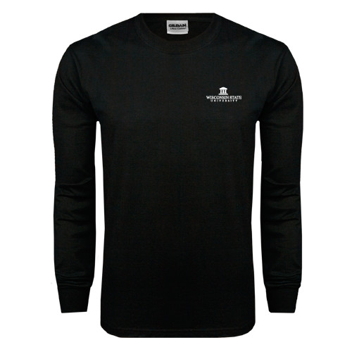Black Long Sleeve T Shirt-University Mark