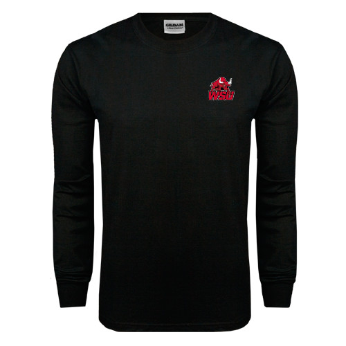 Black Long Sleeve T Shirt-Official Logo