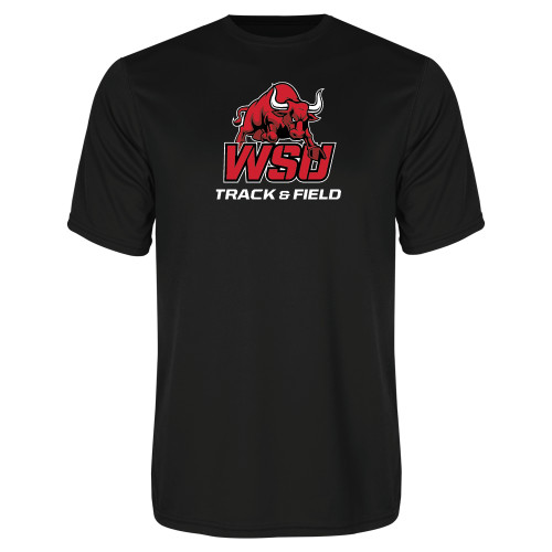 Black Performance Tee-Track and Field
