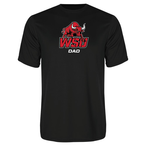 Black Performance Tee-Dad