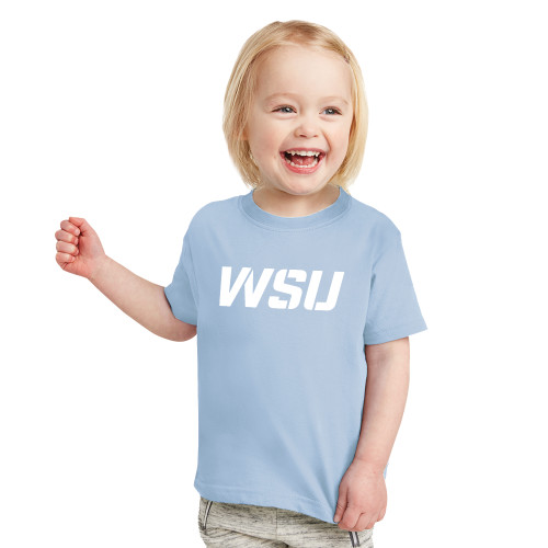 Toddler Light Blue T-Shirt-WSU