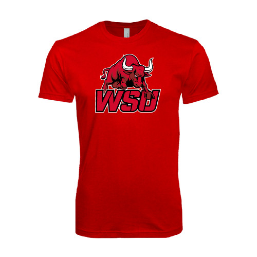 Next Level Red Softstyle T Shirt-Official Logo