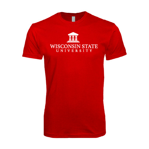 Next Level Red Softstyle T Shirt-University Mark