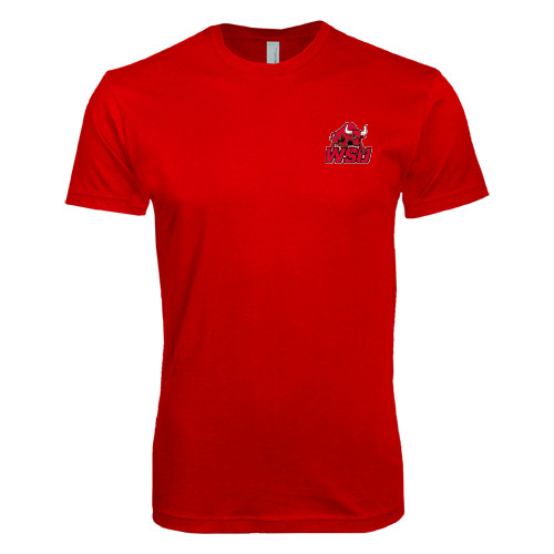 Next Level Red Softstyle T Shirt-Official Logo