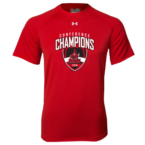 Under Armour Red Tech Tee-Football Regular Season Champions