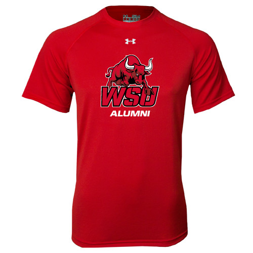 Under Armour Red Tech Tee-Alumni