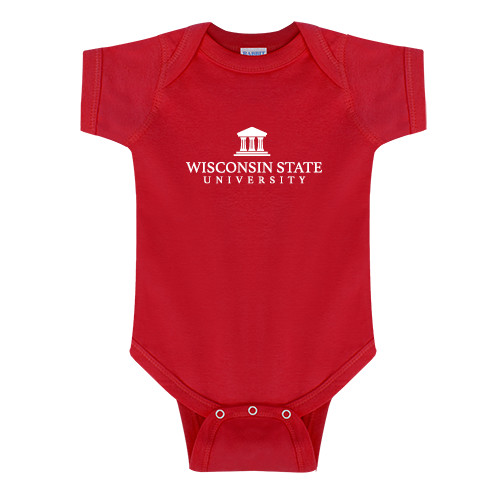 Red Infant Onesie-University Mark