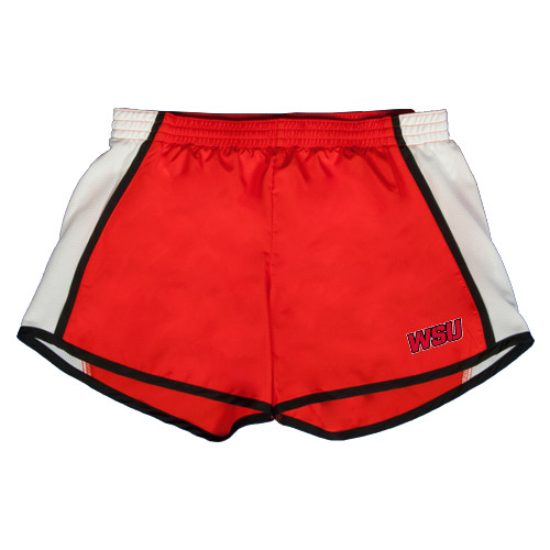 Womens Red/White Team Short-WSU