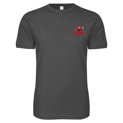 Next Level Charcoal SoftStyle T Shirt-Official Logo