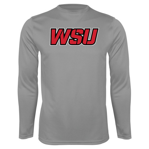 Steel Performance Longsleeve Shirt-WSU