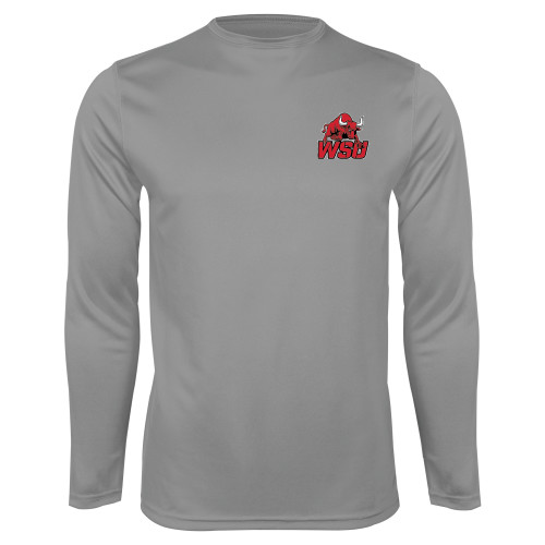Steel Performance Longsleeve Shirt-Official Logo