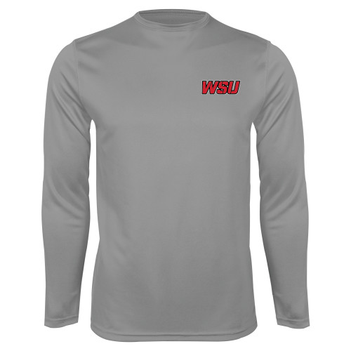 Steel Performance Longsleeve Shirt-WSU
