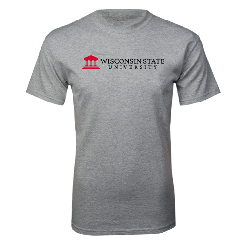 Grey T Shirt-University Wordmark