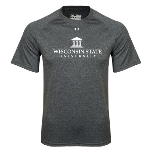 Under Armour Carbon Heather Tech Tee-University Mark