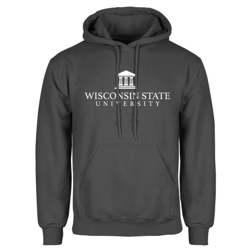 Charcoal Fleece Hoodie-University Mark