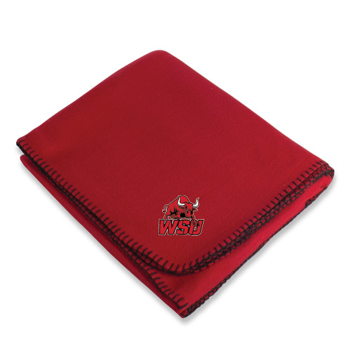 Red Arctic Fleece Blanket-Official Logo