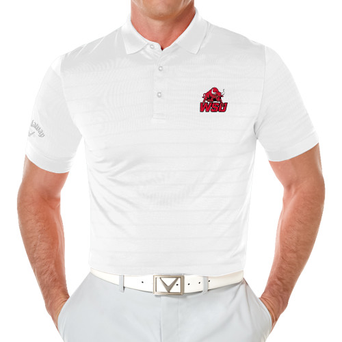 Callaway Opti Vent White Polo-Official Logo
