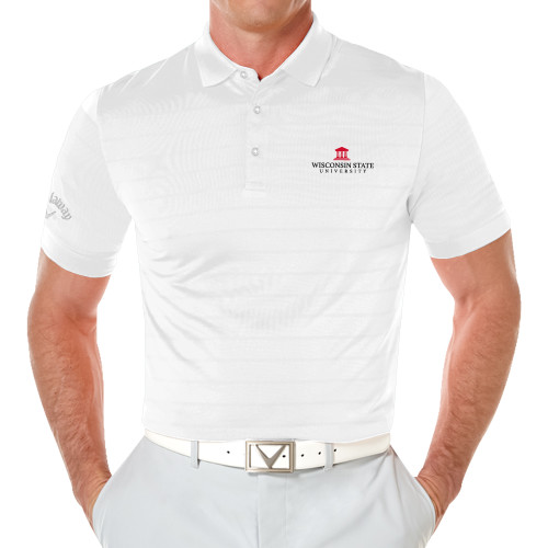 Callaway Opti Vent White Polo-University Mark