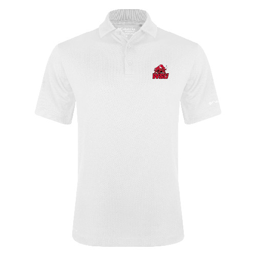 Columbia White Omni Wick Drive Polo-Official Logo