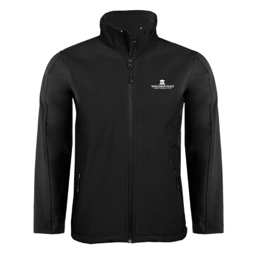 Black Softshell Jacket-University Mark