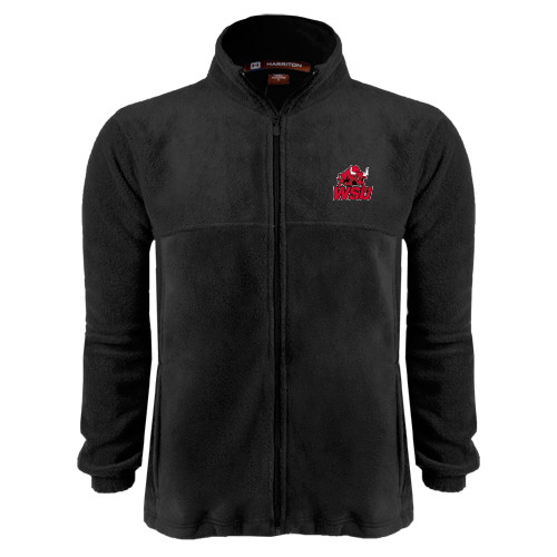Black Fleece Full Zip Jacket-Official Logo
