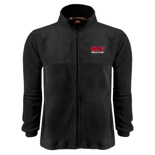 Black Fleece Full Zip Jacket-Bulls Club