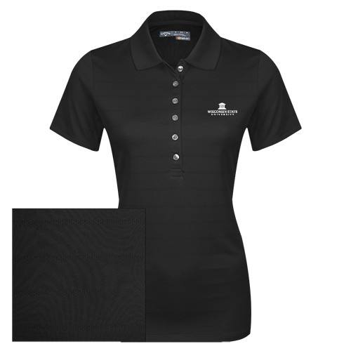 Callaway Womens Black Opti Vent Polo-University Mark