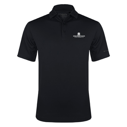 Columbia Black Omni Wick Drive Polo-University Mark
