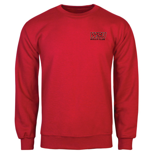Red Fleece Crew-Bulls Club