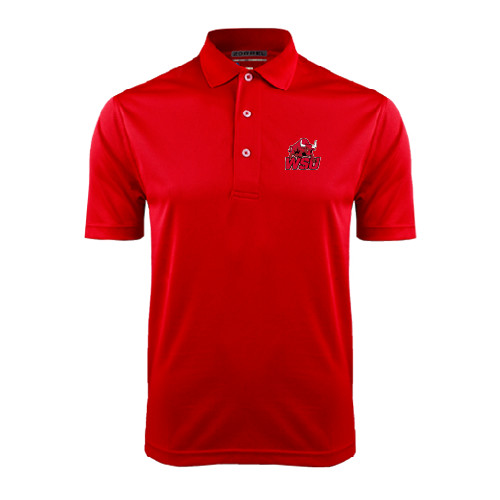 Red Dry Mesh Polo-Official Logo