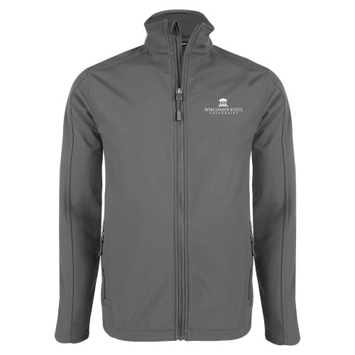 Charcoal Softshell Jacket-University Mark