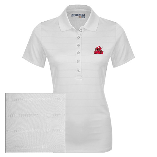 Callaway Womens White Opti Vent Polo-Official Logo