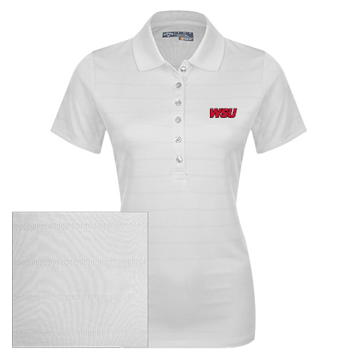 Callaway Womens White Opti Vent Polo-WSU