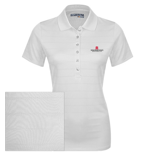 Callaway Womens White Opti Vent Polo-University Mark
