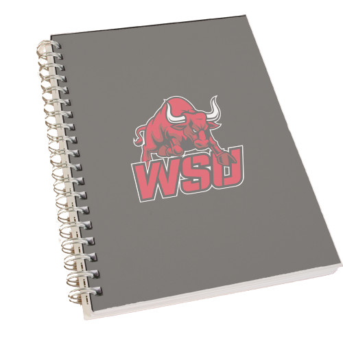 College Spiral Notebook w/Clear Coil-Official Logo