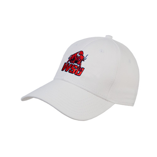 White Structured Adjustable Pro Style Hat-Official Logo