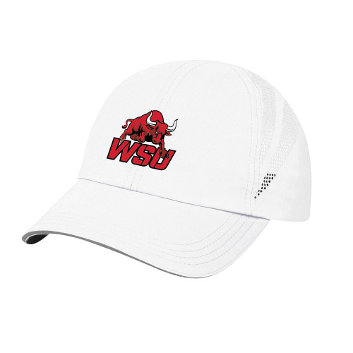 White Performance Cap-Official Logo