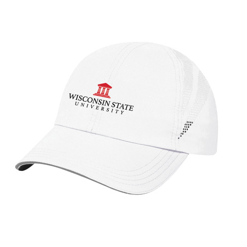 White Performance Cap-University Mark