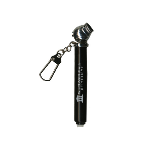 Mini Black Tire Gauge/Keychain-University Wordmark Engraved